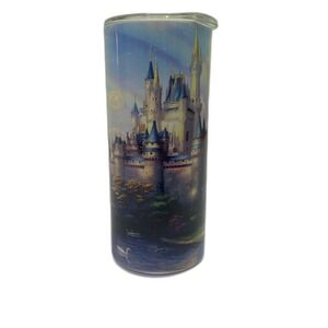 Cinderella Castle Tumbler Cup Blue Excellent 20oz Slim
